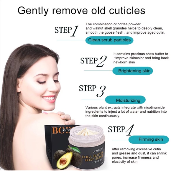 Ameizii Shea Butter/Avocado Body Scrub - Picture 4 of 7